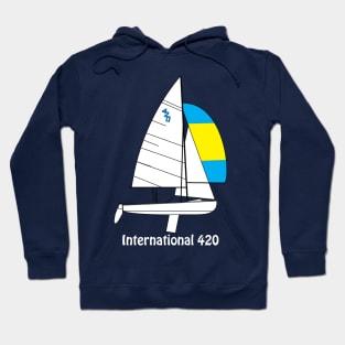 International 420 Sailboat Hoodie